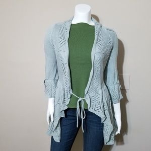 Anthropologie Sparrow Crochet Sweater